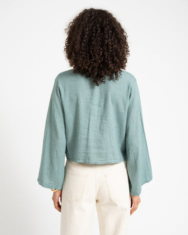 TILTIL Claire Linen Top Spruce - Things I Like Things I Love