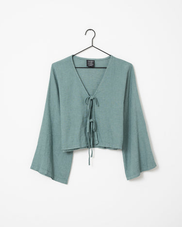 TILTIL Claire Linen Top Spruce - Things I Like Things I Love