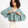 TILTIL Claire Linen Top Spruce - Things I Like Things I Love