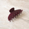 TILTIL Claw Clip Polkadot Bordeaux - Things I Like Things I Love