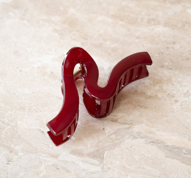 TILTIL Claw Clip Wave Bordeaux - Things I Like Things I Love
