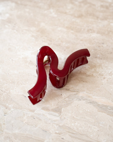 TILTIL Claw Clip Wave Bordeaux - Things I Like Things I Love