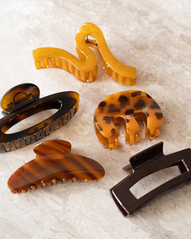 TILTIL Claw Clip Wave Geel - Things I Like Things I Love