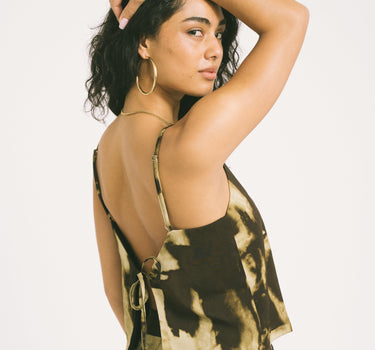 TILTIL Cloe Abstract Top Brown - Things I Like Things I Love