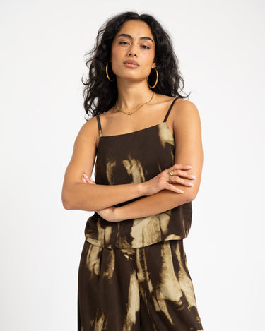TILTIL Cloe Abstract Top Brown - Things I Like Things I Love