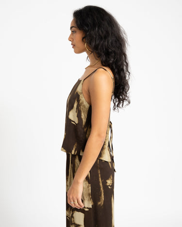 TILTIL Cloe Abstract Top Brown - Things I Like Things I Love