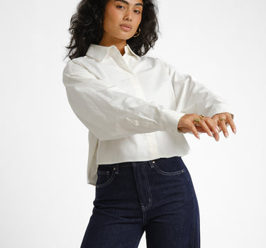TILTIL Cropped Lizzy Blouse Wit - Things I Like Things I Love