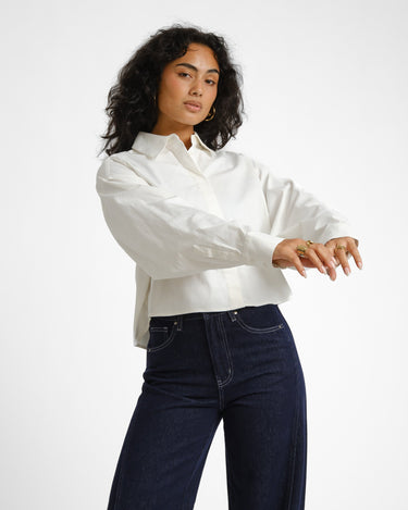 TILTIL Cropped Lizzy Blouse Wit - Things I Like Things I Love