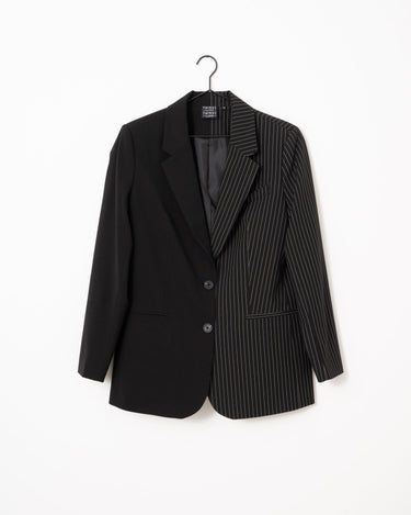 TILTIL Dana Blazer Black Pinstripe - Things I Like Things I Love