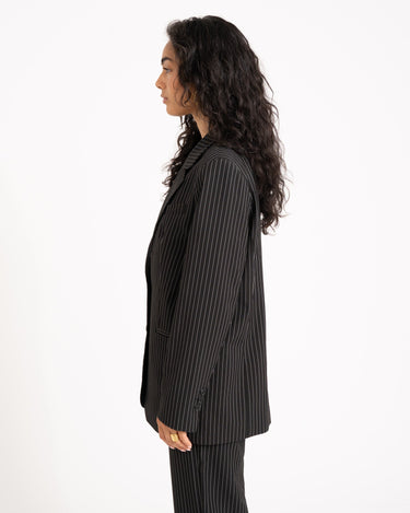 TILTIL Dana Blazer Black Pinstripe - Things I Like Things I Love