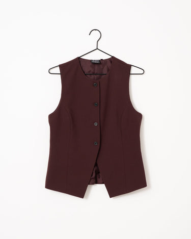 TILTIL Dana Gilet Burgundy - Things I Like Things I Love