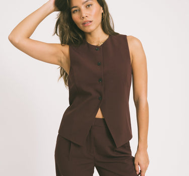 TILTIL Dana Gilet Burgundy - Things I Like Things I Love