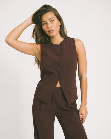 TILTIL Dana Gilet Burgundy - Things I Like Things I Love