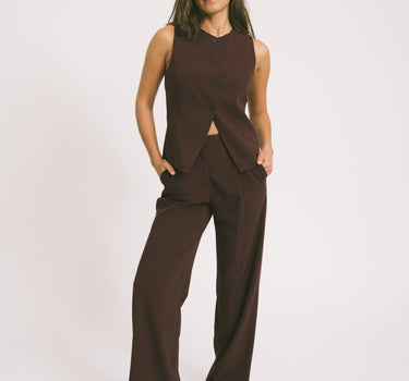 TILTIL Dana Gilet Burgundy - Things I Like Things I Love