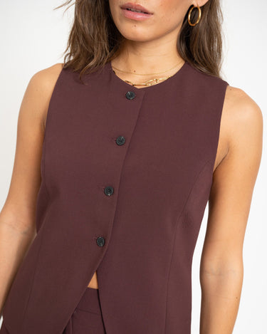 TILTIL Dana Gilet Burgundy - Things I Like Things I Love