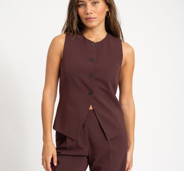 TILTIL Dana Gilet Burgundy - Things I Like Things I Love