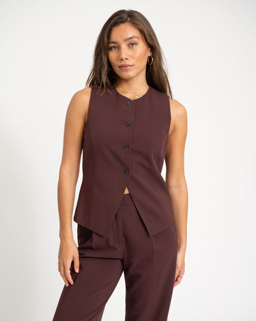 TILTIL Dana Gilet Burgundy - Things I Like Things I Love