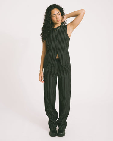 TILTIL Dana Pantalon Black Pinstripe - Things I Like Things I Love