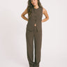 TILTIL Dana Pantalon Brown Pinstripe - Things I Like Things I Love