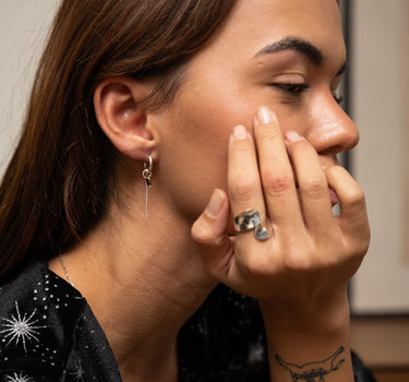 TILTIL Dani Double Ring Silver - Things I Like Things I Love