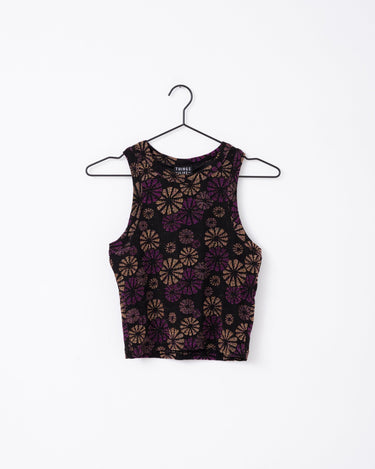 TILTIL Dani Top Black Flower Pink Gold - Things I Like Things I Love