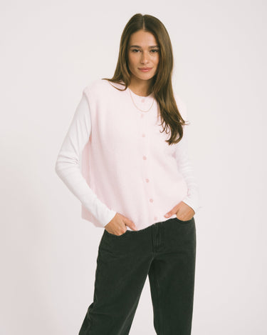 TILTIL Danny Vest Light Pink One Size - Things I Like Things I Love