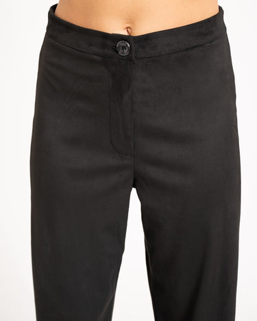 TILTIL Davi Suede Pants Black - Things I Like Things I Love