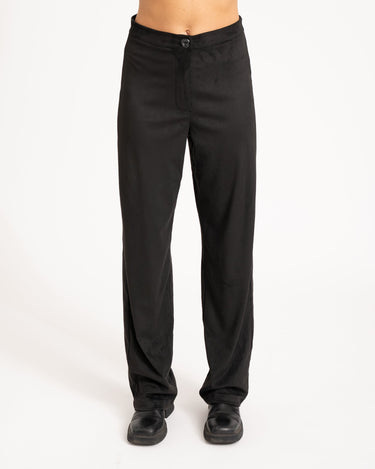 TILTIL Davi Suede Pants Black - Things I Like Things I Love