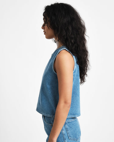 TILTIL Denim Ted Top Blue - Things I Like Things I Love
