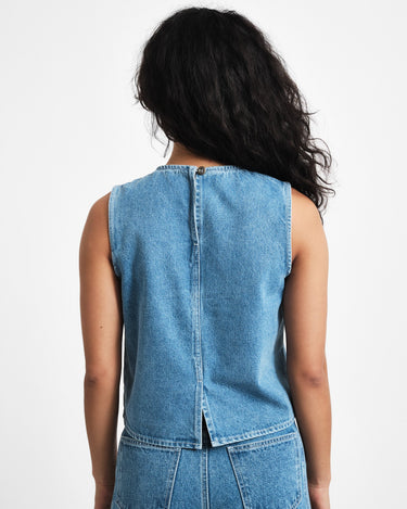 TILTIL Denim Ted Top Blue - Things I Like Things I Love