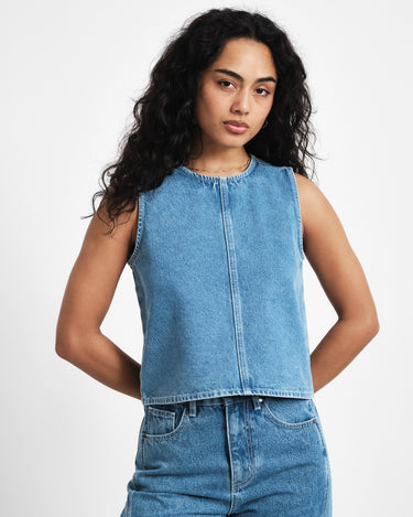 TILTIL Denim Ted Top Blue - Things I Like Things I Love
