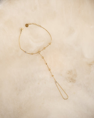 TILTIL Diamond Dots Hand Chain Gold - Things I Like Things I Love