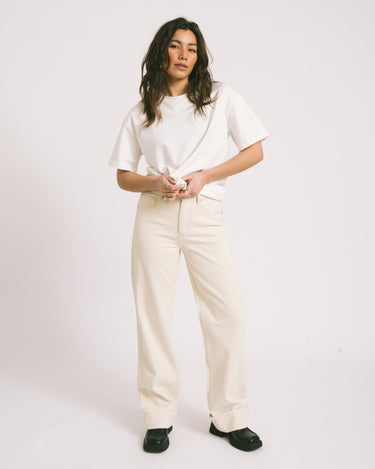 TILTIL Dide Jeans Undyed Off White - Things I Like Things I Love