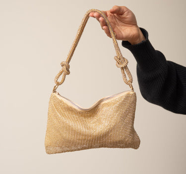 TILTIL Disco Rhinestone Bag Gold - Things I Like Things I Love