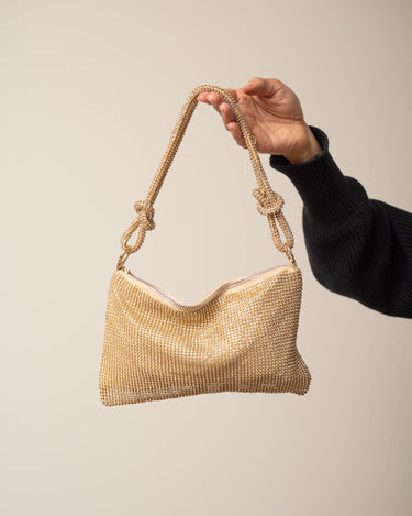 TILTIL Disco Rhinestone Bag Gold - Things I Like Things I Love