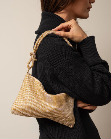 TILTIL Disco Rhinestone Bag Gold - Things I Like Things I Love