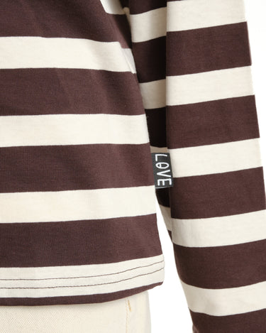 TILTIL Doka Polo Long Sleeve Bruin - Things I Like Things I Love
