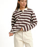 TILTIL Doka Polo Long Sleeve Bruin - Things I Like Things I Love