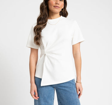 TILTIL Dulce Pleat Tee White - Things I Like Things I Love