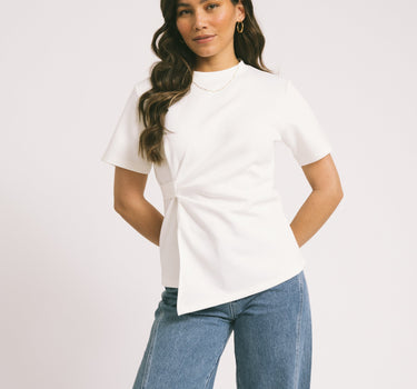 TILTIL Dulce Pleat Tee White - Things I Like Things I Love