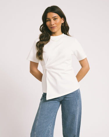 TILTIL Dulce Pleat Tee White - Things I Like Things I Love