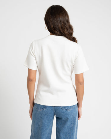 TILTIL Dulce Pleat Tee White - Things I Like Things I Love
