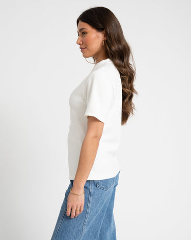 TILTIL Dulce Pleat Tee White - Things I Like Things I Love
