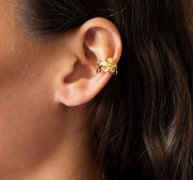 TILTIL Ear Cuff Flowery Gold - Things I Like Things I Love