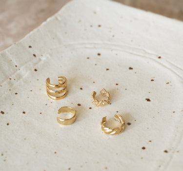 TILTIL Earcuff Flower Gold - Things I Like Things I Love