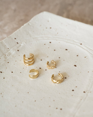 TILTIL Earcuff Three Lines Gold - Things I Like Things I Love