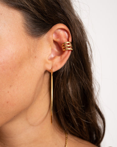 TILTIL Earcuff Three Lines Gold - Things I Like Things I Love