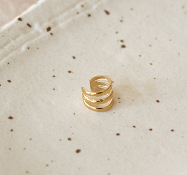 TILTIL Earcuff Three Lines Gold - Things I Like Things I Love