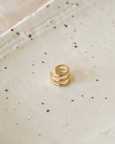 TILTIL Earcuff Three Lines Gold - Things I Like Things I Love