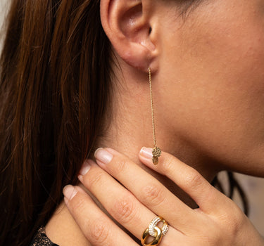 TILTIL Earring Double Dot Gold - Things I Like Things I Love